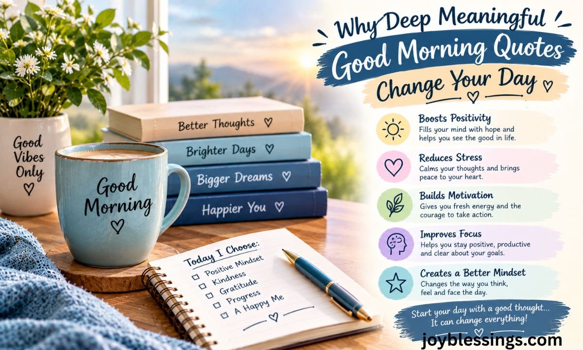 Why Deep Meaningful Good Morning Quotes Change Your Day