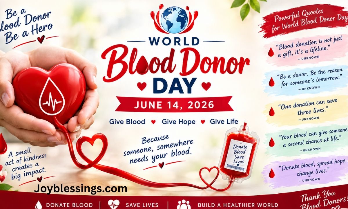 World Blood Donor Day Quotes 2026